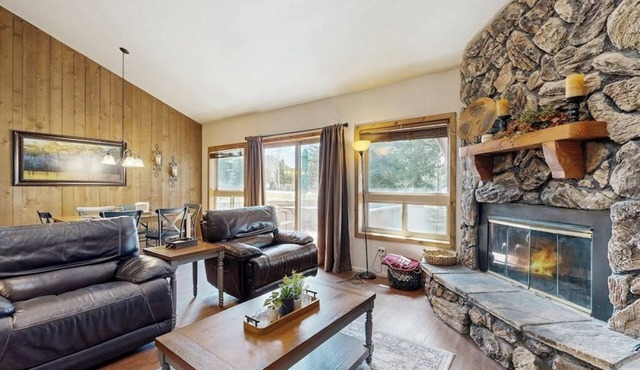Dog-friendly condo with fireplace & entertainment - close to skiing, lakes
