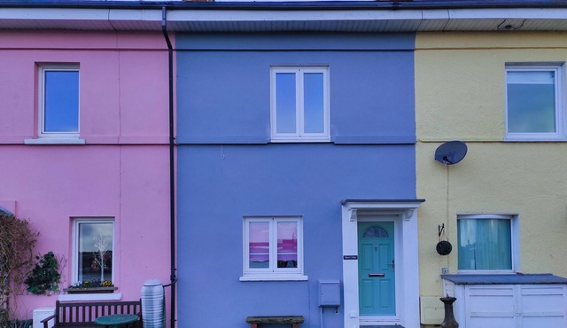 Dog friendly Cottage perched on the hillside overlooking Neyland’s marina in Pembrokeshire.