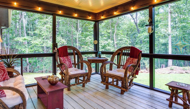 Dog-Friendly Dahlonega Home w/Private Fire Pit!
