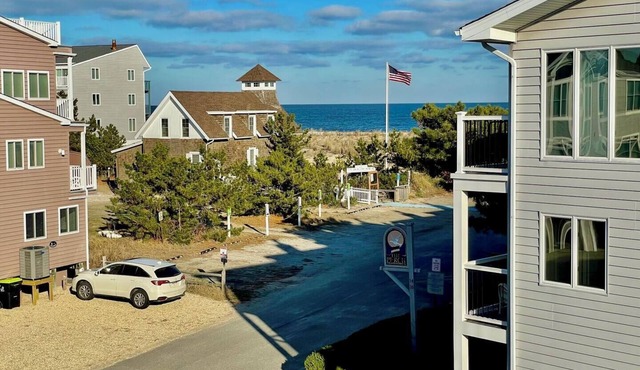 Dog-Friendly Dewey Beach Townhouse, Steps to Ocean, Water Views & Loft!