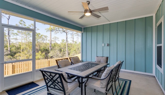 Dog Friendly |Fenced |New Build |Screened Patio |Minutes To Beach |King Master |2 Queens |Bunk Room