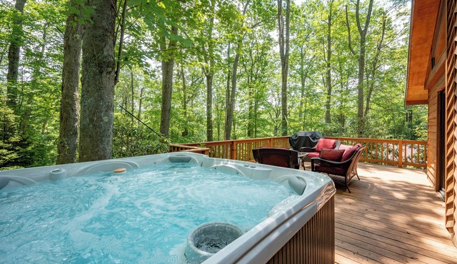 Dog Friendly Forest Retreat w/Hot Tub & Lake Access