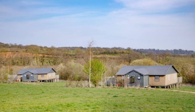 Dog friendly glamping stay in Somerset, Kittisford Barton, Lantern and Larks