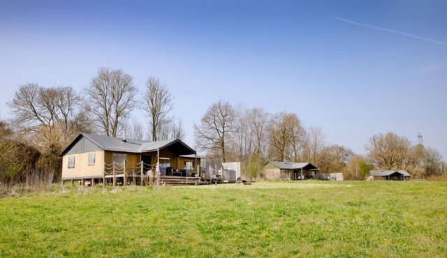 Dog friendly glamping stay, Treecreeper, Kittisford Barton with hot tub