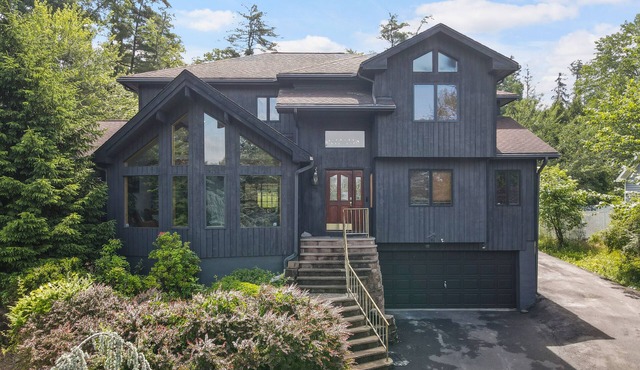 Dog-friendly home with private hot tub, game room, fire pit, fireplace