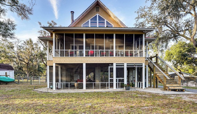 Dog-Friendly Home w/Dock on Suwannee River!