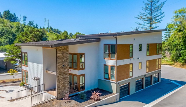 Dog-friendly home near the ocean with fireplaces, grill, balcony & deck