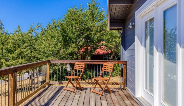 Dog-friendly home with amazing river views, shared pool, deck, grill, fireplace