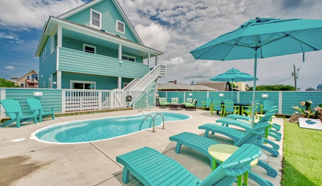 Dog-friendly home with private pool, hot tub, ocean view, & high-speed WiFi