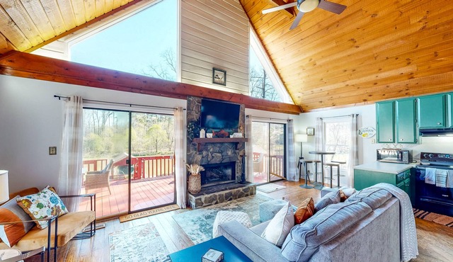 Dog-friendly Home with Firepit, Deck, & Boathouse
