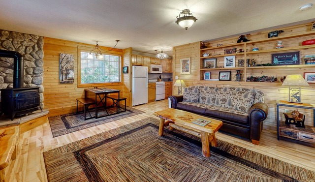 Dog-friendly home with fireplace, washer/dryer, patio, cable, & WiFi