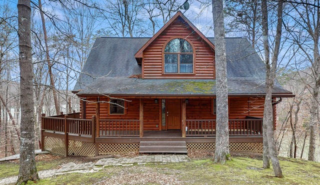 Dog-friendly lake home with private floating dock - jetted tub, firepit, & decks