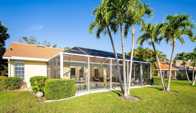 Dog-friendly, lake-view home in beautiful Crown Pointe with private pool & W/D
