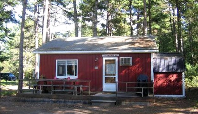 Dog-Friendly Lakeside Cabin Rental with Private Beach in Brownfield, Maine