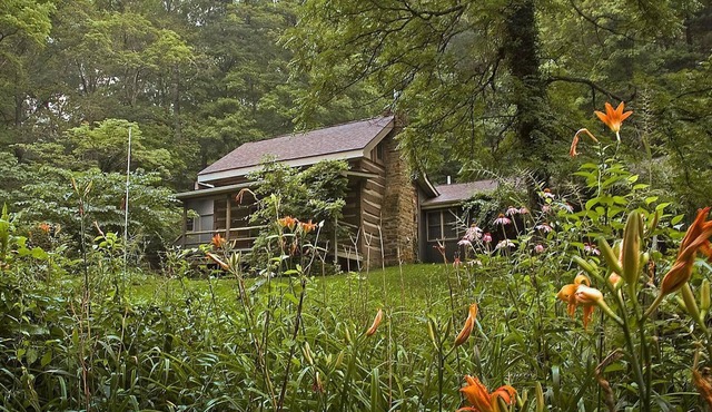 Dog-Friendly Log Cabin w/Hot Tub | 4 Miles to Nashville, IN
