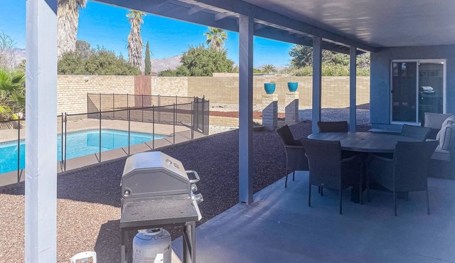 Dog-Friendly, Remodeled Home w/Large Patio, Private Pool, Fenced Yard, Gas Grill