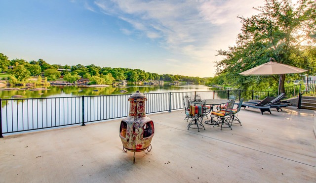 Dog-friendly riverfront home with outdoor space