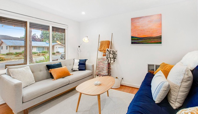 Dog-friendly single-level home with back garden, & deck - near Golden Gardens