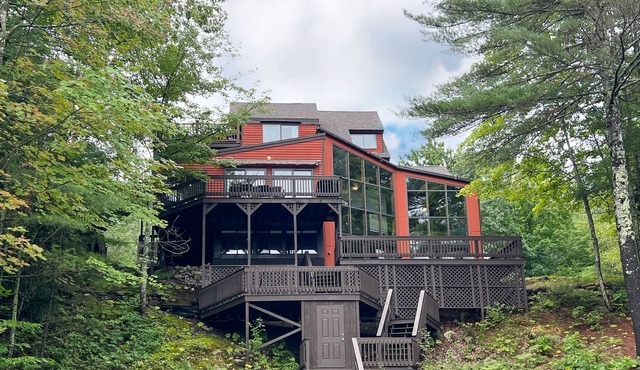 Dog-friendly waterfront retreat with private beach, lake access, deck, & W/D
