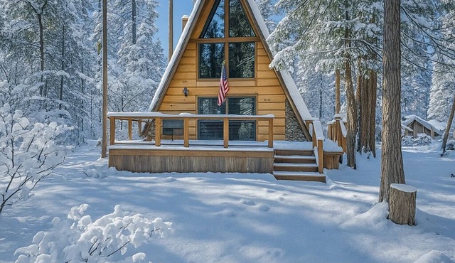 Dogwood Peak ~ Mid-Century A-Frame with AC + Style