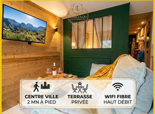 Dolce Vita - Idéal Couple - Balcon - Calme - Randonnée & Cyclisme - Nature - Esprit Appart'hotel - Détente et Therme à proximité - OFFRE SPÉCIALE PRINTEMPS