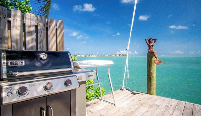 Dolfan Oceanfront Cottage Direct oceanfront with 50 ft of dockage and jacuzzi and kayaks 4 bed 2 bath home