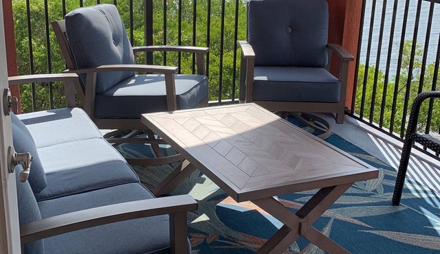 Dolphin Point. Spectacular water views of Tampa Bay from every room.