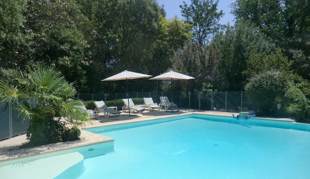 Dom St Pierre du Rebaut - House-park-exceptional pool near beaches 2-8 persons