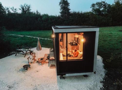Domaine de L'Atrée - Parcel Tiny House - Tiny House 2 en Bourgogne à 2h de Paris MAE-3523
