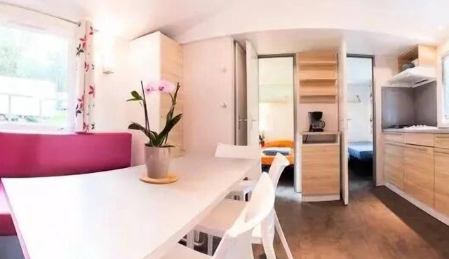 Domaine de Corneuil * - Mobile home Premium Peony - 3 bedrooms + terrace 11.25 m2 6 people