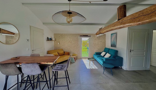 Domaine de Kiba - Le Chai 2 Chambres - Charme et Confort vue sur les Vignes