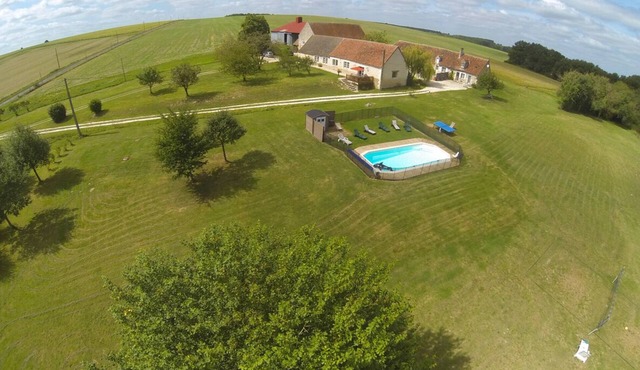 Domaine de Matounet 2 Charming cottage 4 people Heated pool Château de la loire