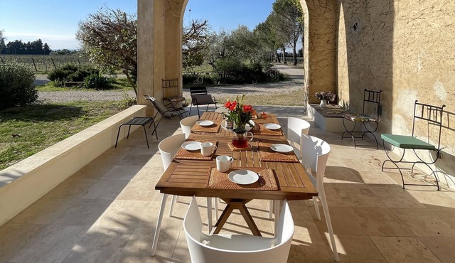 Domaine du Haut Débat in the heart of its vineyards