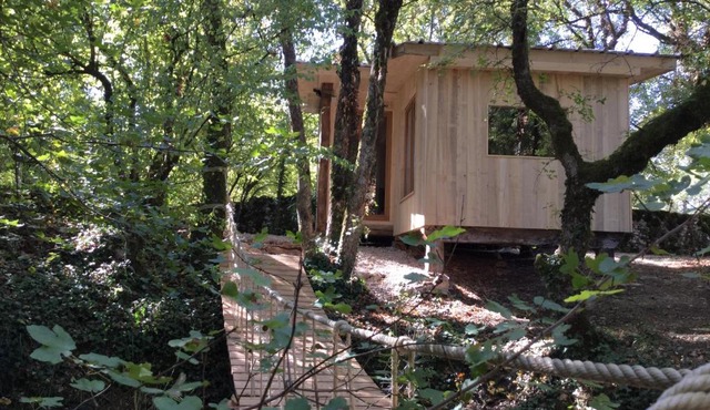 Domaine du 'mas de Tourel' - cabane lodge avec piscine et spa privatif dans le Lot