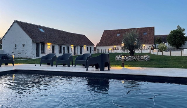 Domaine, Salle de Réception 150m2, Mariage, Réception 14 Ch 14 Sdbs, Piscine