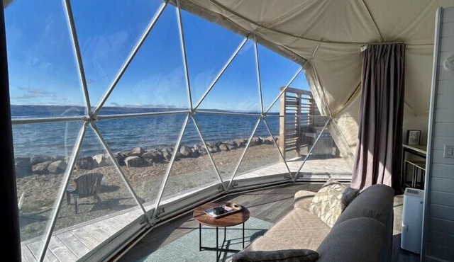 Dome 1 · Luxury Lakeside Dome Experience With Hot Tub