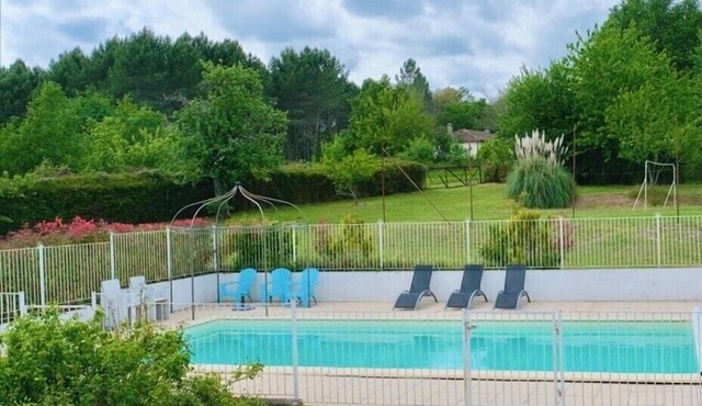 Dordogne, Périgord, Paradis, Maison Longère 200m2, 12 pers, swimming pool, private pond