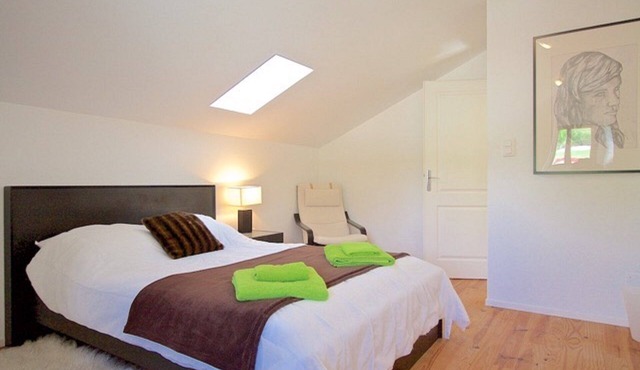 Dordogne Stone Barn Conversion with modern interior in acre of garden