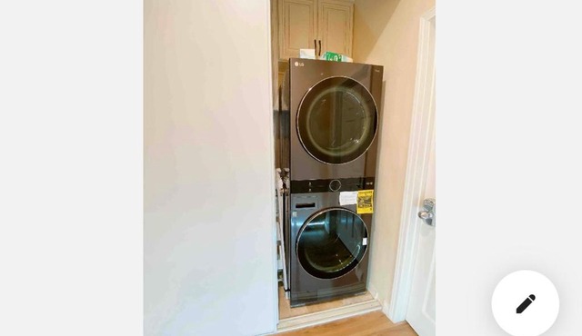 Double beds with private entrance garage parking