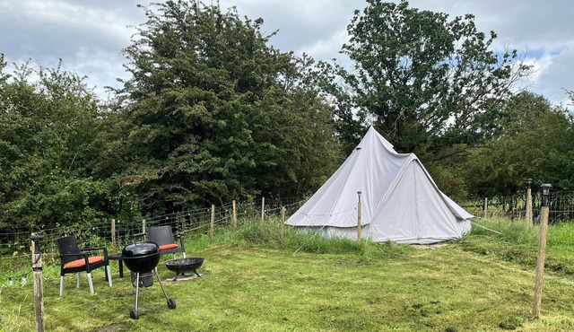 Double bell tent farm stay