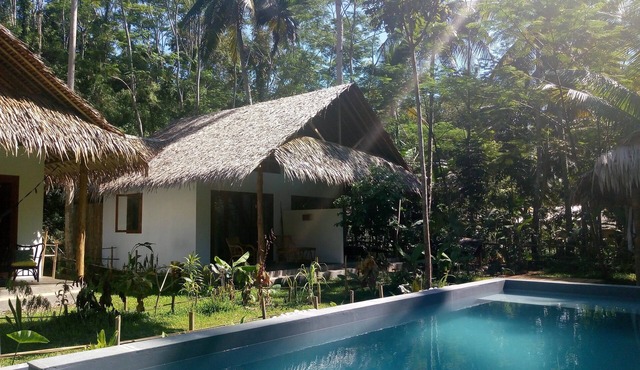Double family bungalow at Batukaras