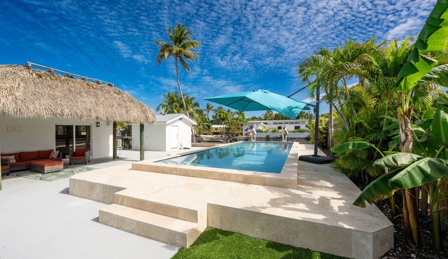 Double Lot Private Villa and Pool with Direct Boat Entry to Atlantic and Gulf.