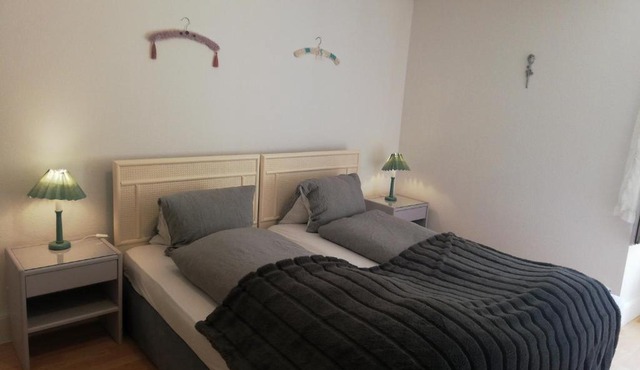 Double room, bathroom & parking by Interlaken