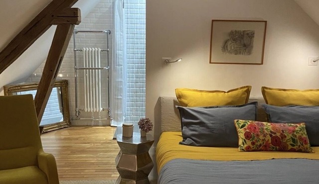 Double room-Modern-Ensuite with Bath-Maison d'invités