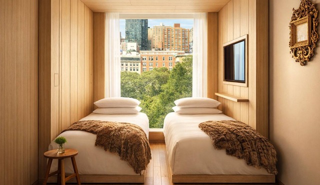 Double Room | PUBLIC Hotel New York City | Two Beds Lower East Side