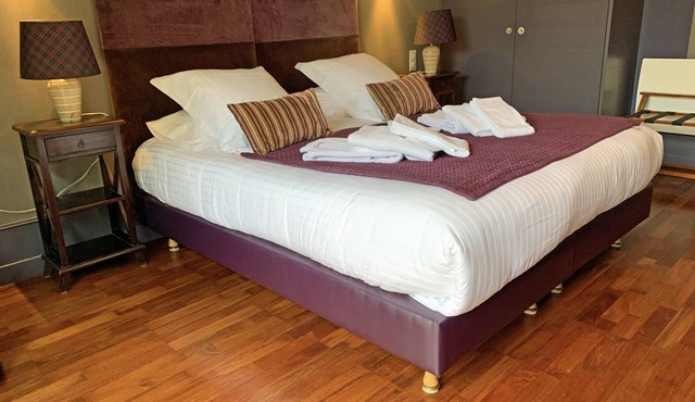 Double room-Superior-Private Bathroom-Terrace-Vue sur jardin