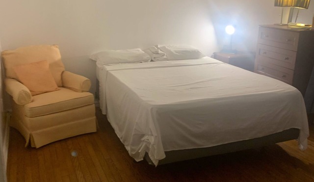 Double room with bathroom outside