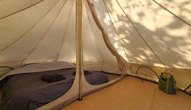 DOUBLE TENTS FOR 4 PEOPLE IN THE HEART OF NATURE! Espace Orchidée!