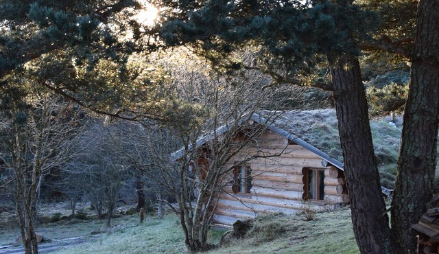 "Douglas" unusual log cabin in the heart of Auvergne nature