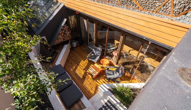 Dove's Nest | Unique Earth Home | Decks
